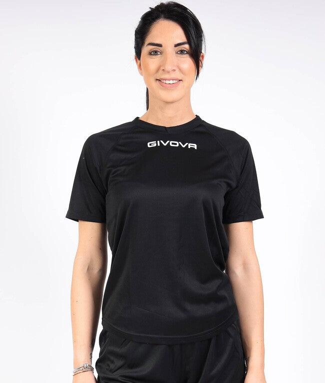 SHIRT GIVOVA ONE MICROFORATA NERO