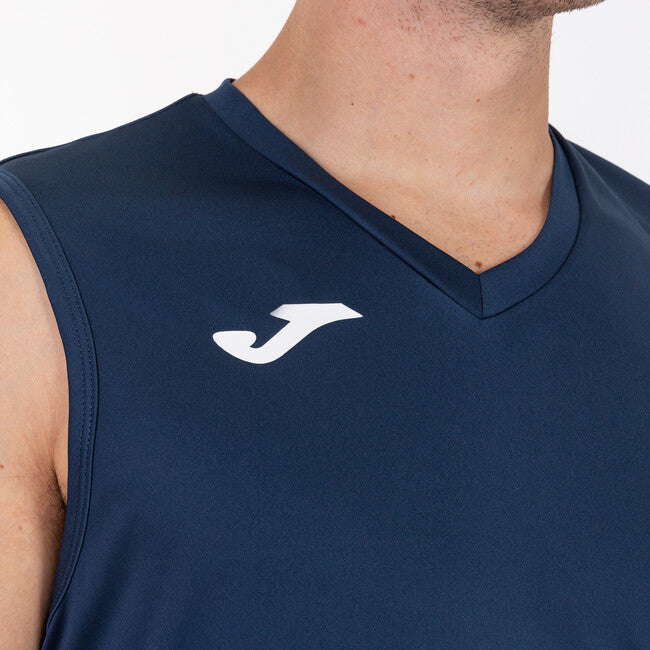 SLEEVELESS T-SHIRT COMBI NAVY BLUE NAVY