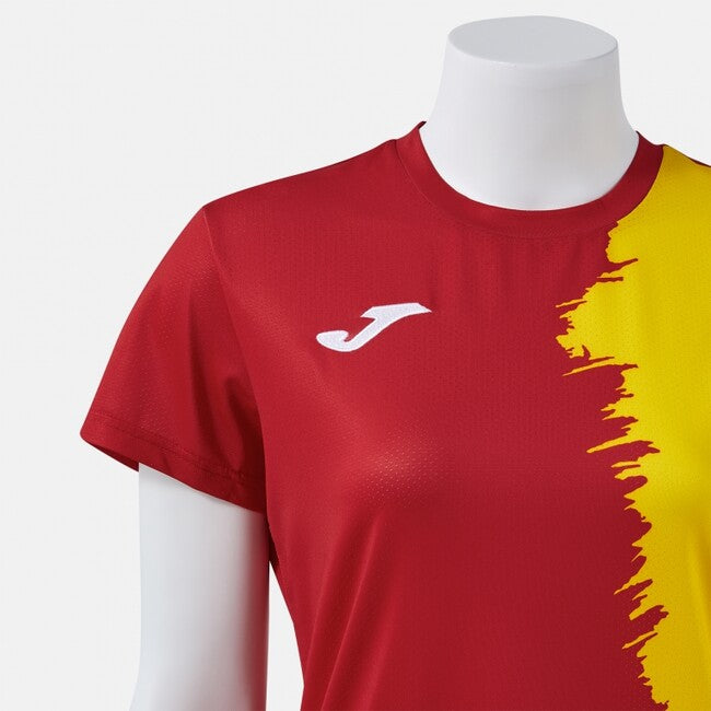 CITY III SHORT SLEEVE T-SHIRT RED YELLOW RED-YELLOW