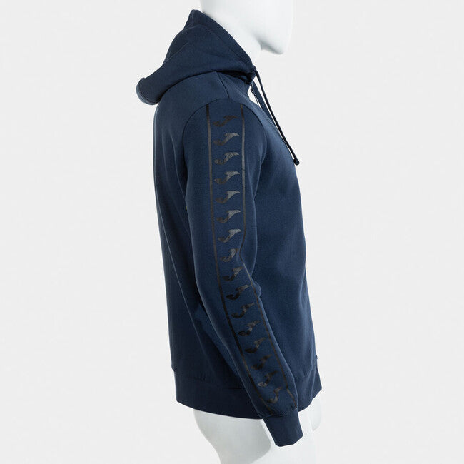 ICONO STREET ZIP-UP HOODIE NAVY BLUE BLACK NAVY-BLACK