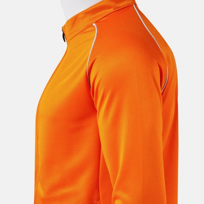 VINTAGE ECO RETRO FULL ZIP SWEATSHIRT ORANGE GRAY ORANGE