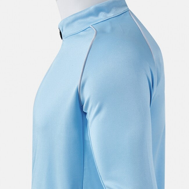 VINTAGE ECO RETRO FULL ZIP SWEATSHIRT SKY BLUE GRAY LIGHT BLUE