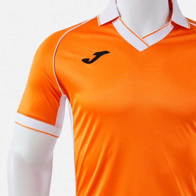 VINTAGE ECO RETRO SHORT SLEEVE T-SHIRT ORANGE WHITE ORANGE-WHITE