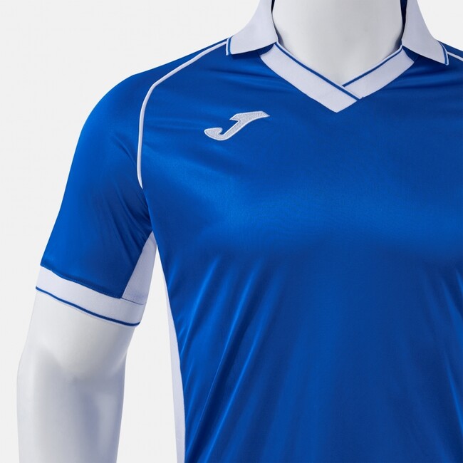 VINTAGE ECO RETRO SHORT SLEEVE T-SHIRT ROYAL BLUE WHITE ROYAL-WHITE