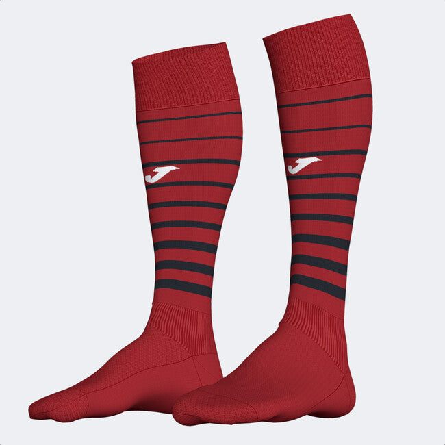 PREMIER II SOCKS RED-BLACK