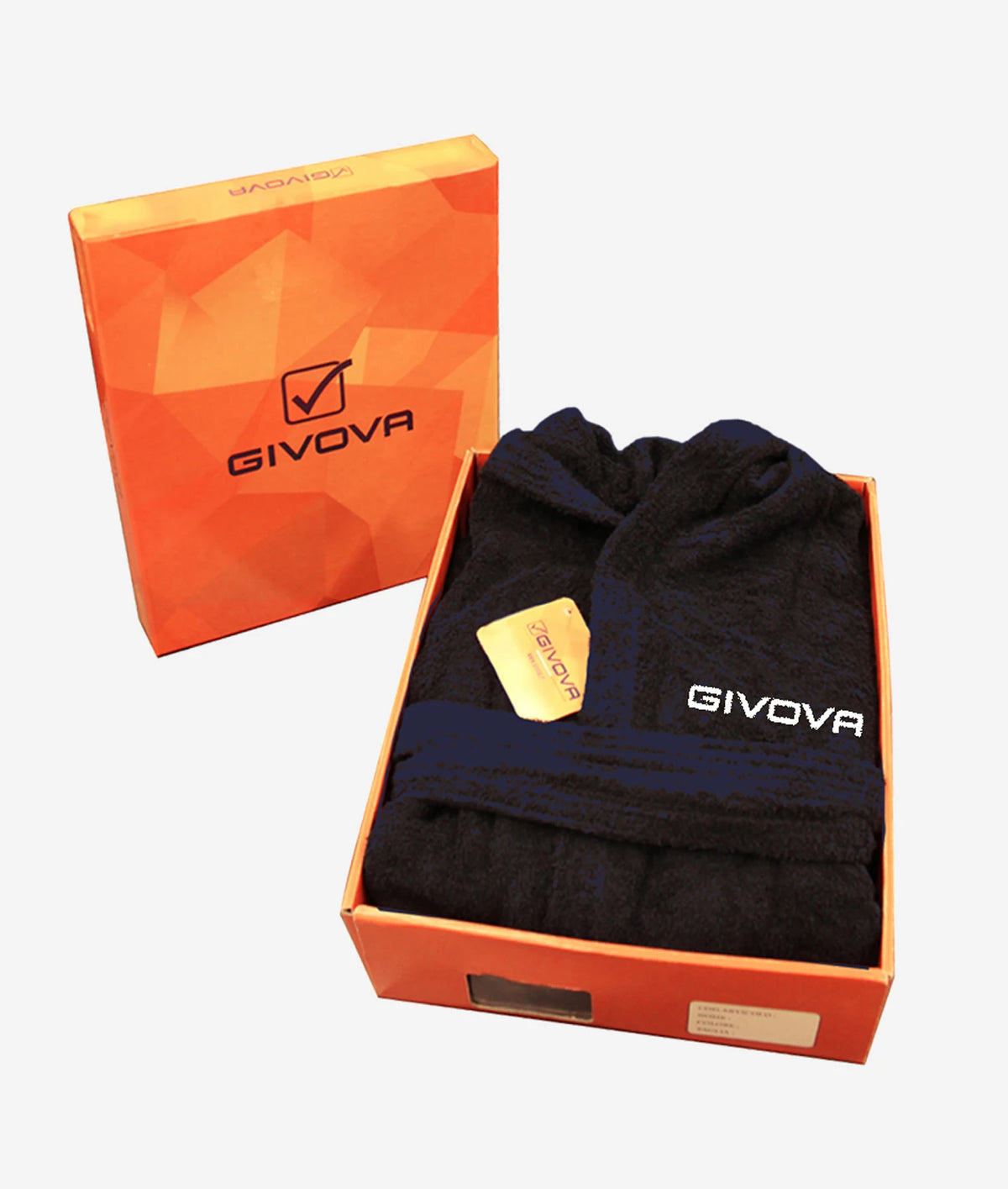 Μπουρνούζι ACCAPPATOIO SCATOLATO 100% COTTON SPUGNA μπλε