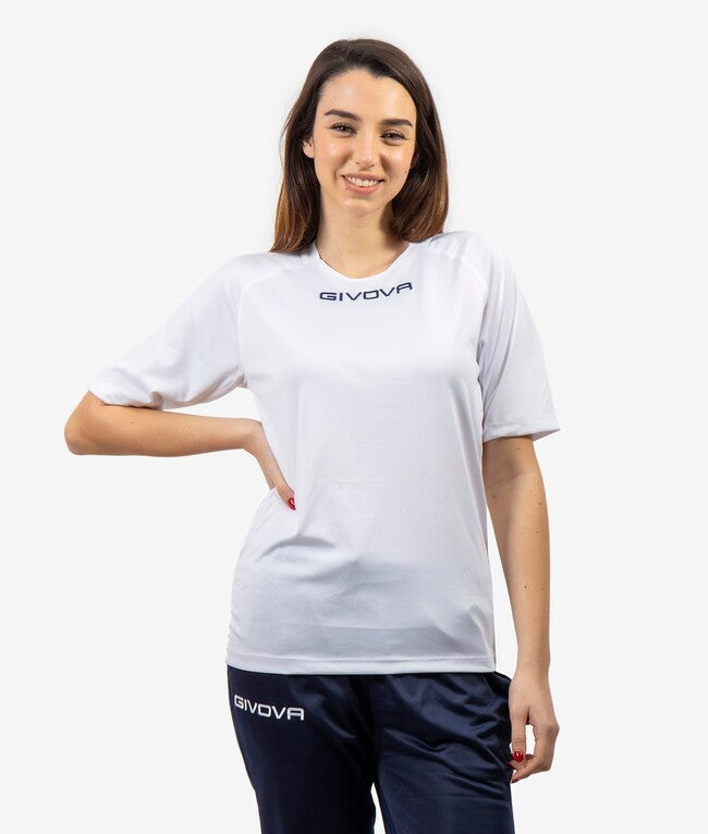 SHIRT CAPO INTERLOCK BIANCO