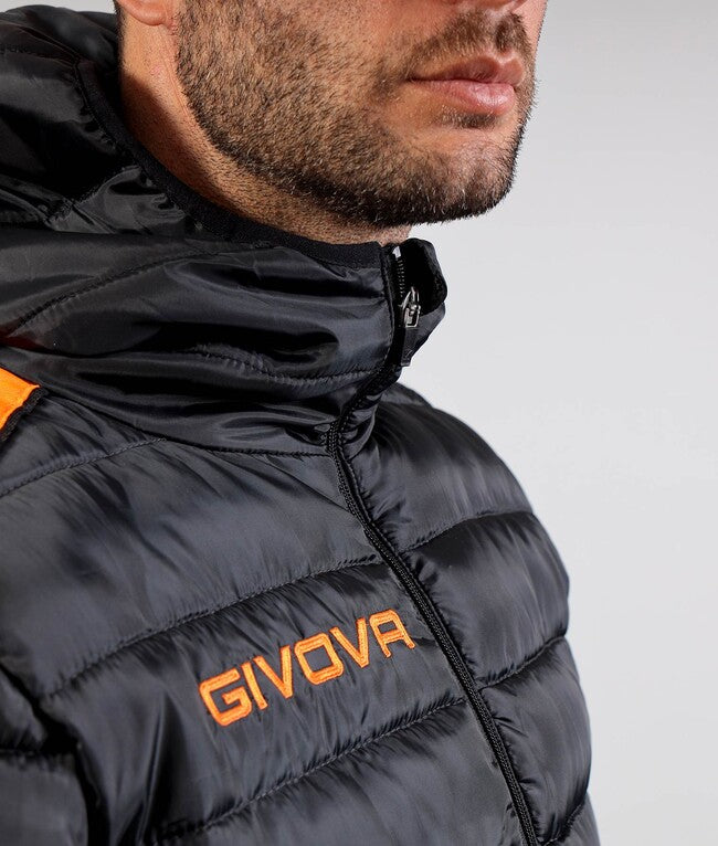 GIUBBOTTO OLANDA BAND NERO/ARANCIO FLUO