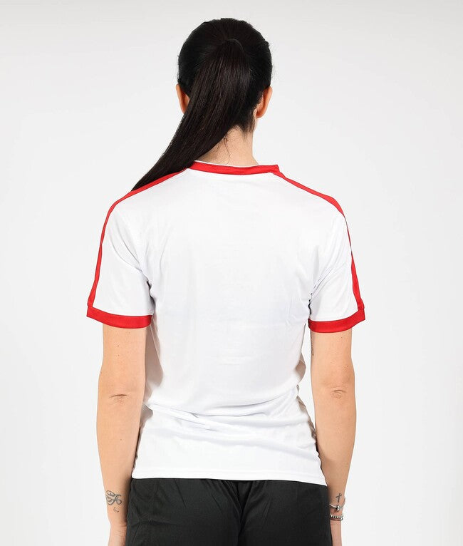 SHIRT REVOLUTION INTERLOCK BIANCO/ROSSO