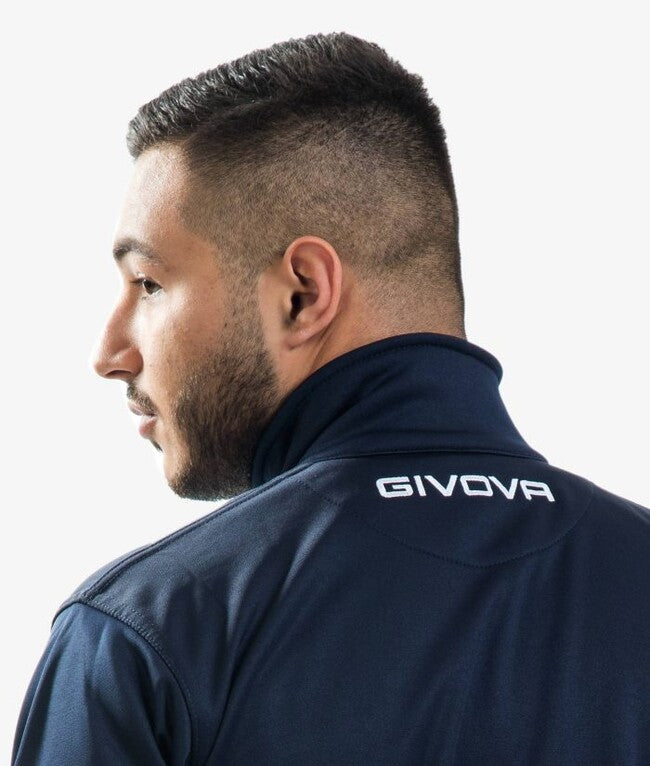 TUTA GIVOVA ONE FULL ZIP POLARFLEECE BLU/BIANCO