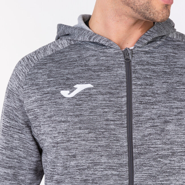MENFIS HOODED JACKET MELANGE GRIS MELANGE OSCURO