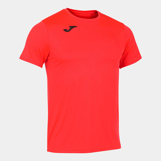 S/S T-SHIRT RECORD II CORAL FLUOR
