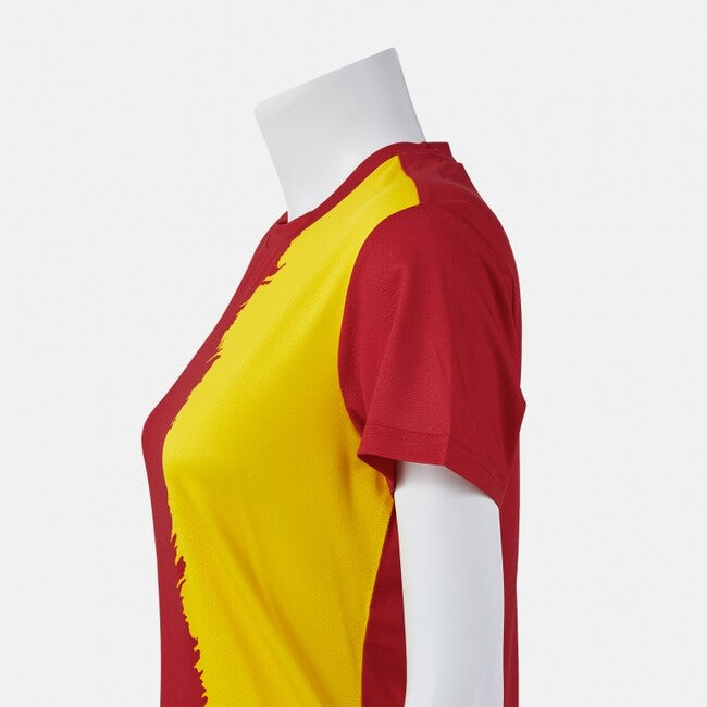 CITY III SHORT SLEEVE T-SHIRT RED YELLOW RED-YELLOW