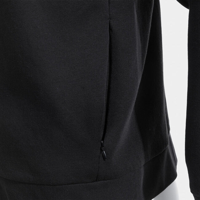 ICONO STREET ZIP-UP HOODIE BLACK DARK GRAY BLACK-ANTHRACITE