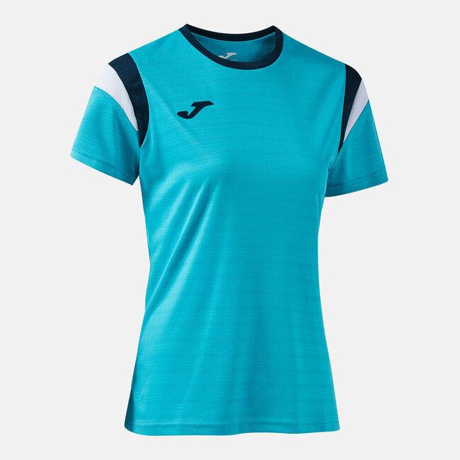 TERRA SHORT SLEEVE T-SHIRT FLUOR TURQUOISE DARK NAVY FLUOR TURQUOISE