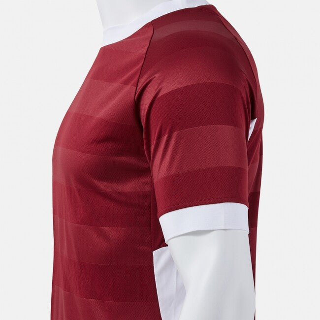 TOLETUM VII SHORT SLEEVE T-SHIRT BURGUNDY WHITE BURGUNDY