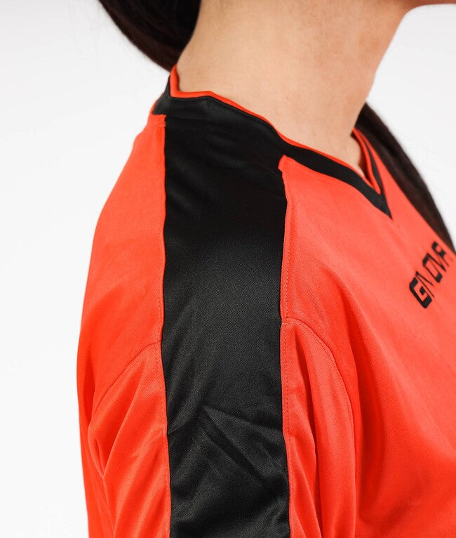 SHIRT REVOLUTION INTERLOCK ARANCIO/NERO
