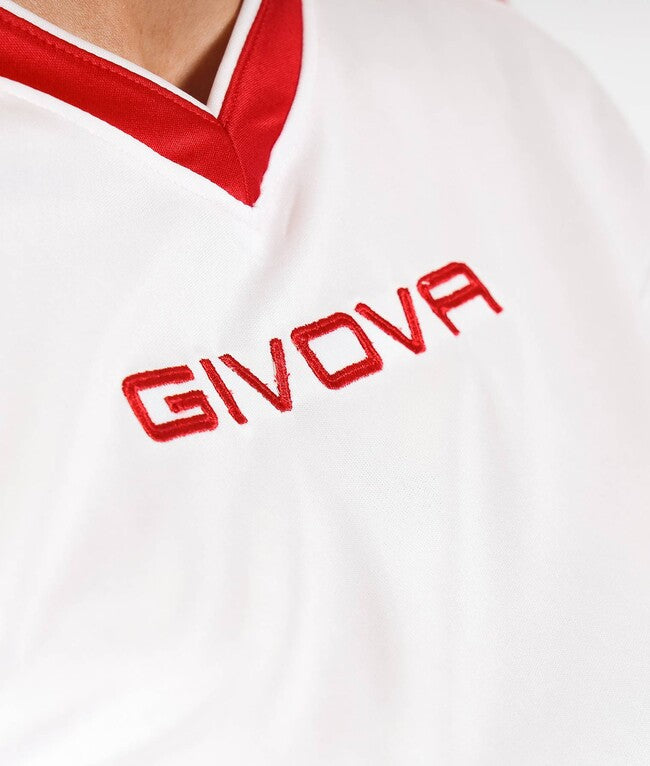 SHIRT REVOLUTION INTERLOCK BIANCO/ROSSO