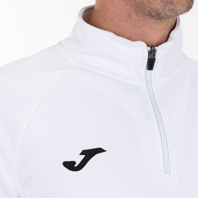 FARAON SWEATSHIRT WHITE HALF ZIP WHITE