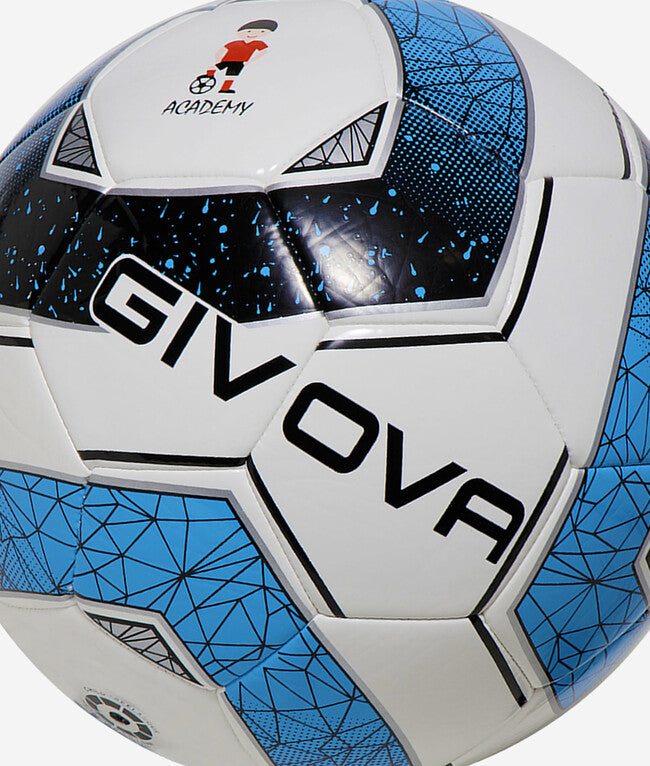 PALLONE ACADEMY SCHOOL NERO/CELESTE