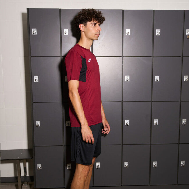 WINNER III SHORT SLEEVE T-SHIRT BURGUNDY BLACK BURGUNDY