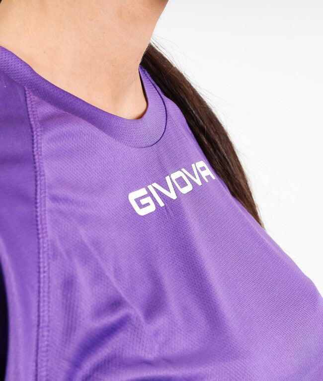 SHIRT GIVOVA ONE MICROFORATA VIOLA