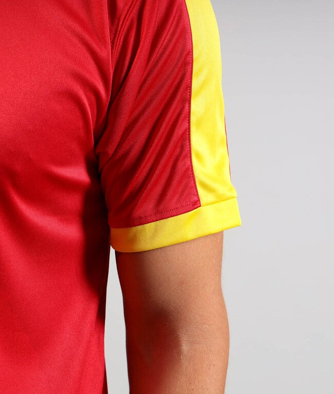 SHIRT REVOLUTION INTERLOCK ROSSO/GIALLO