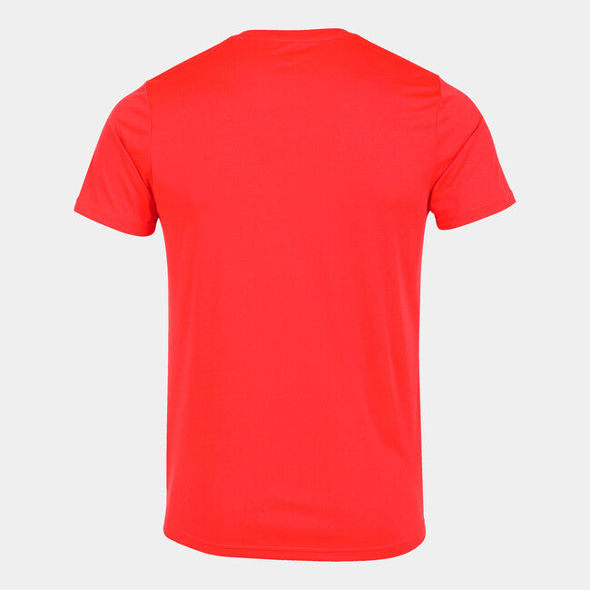 S/S T-SHIRT RECORD II CORAL FLUOR