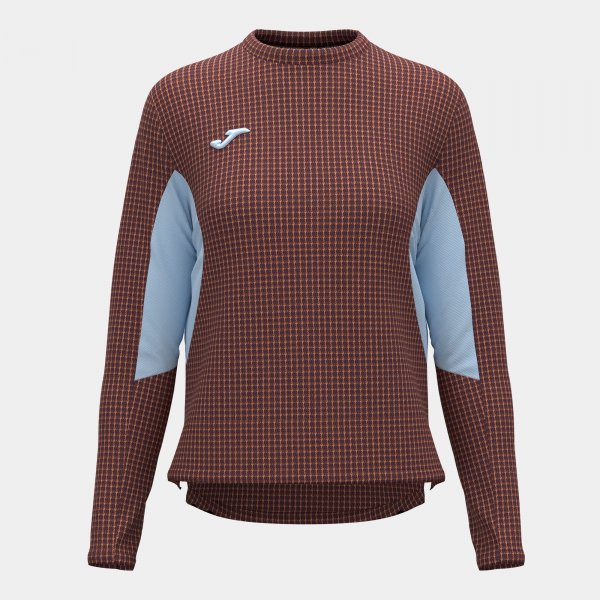 Γυναικεία μπλούζα 61-61 LONG SLEEVE T-SHIRT καφέ