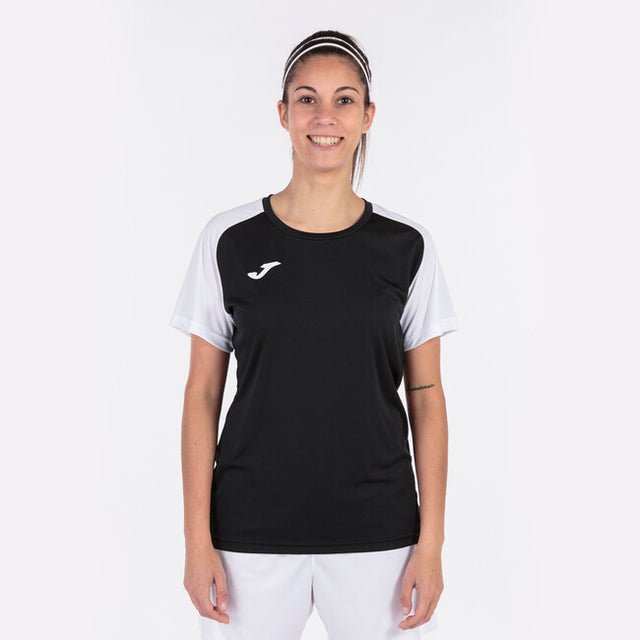 Γυναικείος φανέλα / μπλούζα T-SHIRT ACADEMY IV SHORT SLEEVE μαύρο λευκό