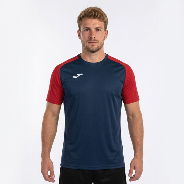 Φανέλα / μπλούζα T-SHIRT ACADEMY IV SHORT SLEEVE ναυτικό μπλε κόκκινο