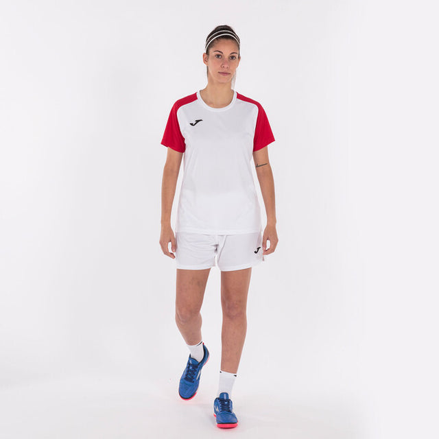 Γυναικείος φανέλα / μπλούζα T-SHIRT ACADEMY IV SHORT SLEEVE λευκό κόκκινο