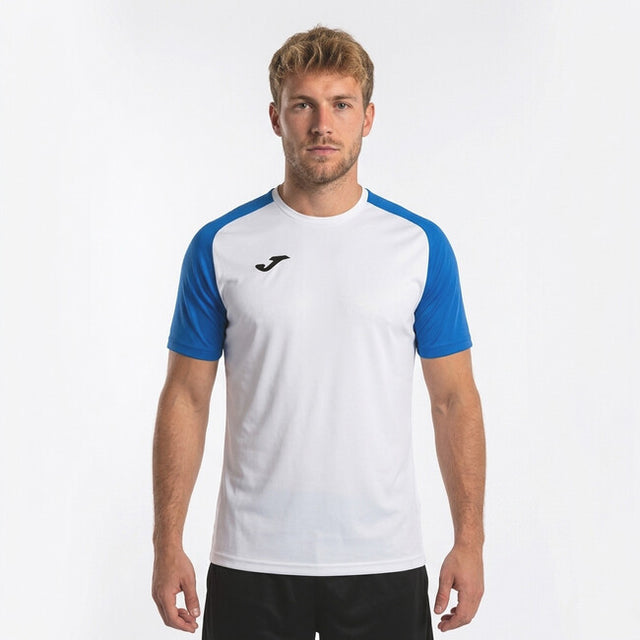 Φανέλα / μπλούζα T-SHIRT ACADEMY IV SHORT SLEEVE λευκό γαλάζιο