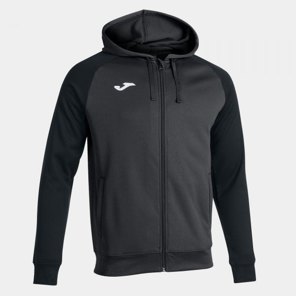Φούτερ με κουκούλα JACKET ACADEMY IV ZIP-UP HOODIE ανθρακί μαύρο