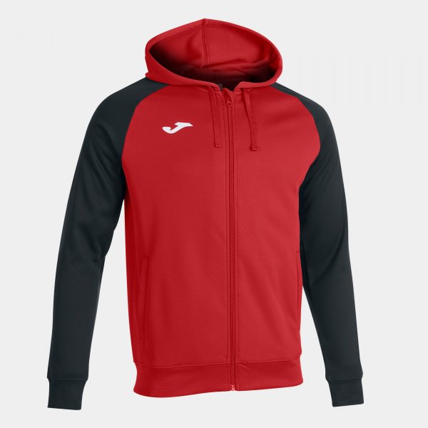 Φούτερ με κουκούλα JACKET ACADEMY IV ZIP-UP HOODIE κόκκινο μαύρο