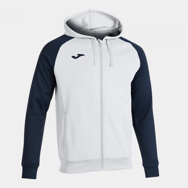 Φούτερ με κουκούλα JACKET ACADEMY IV ZIP-UP HOODIE λευκό ναυτικό