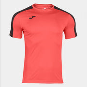 ACADEMY SHORT SLEEVE T-SHIRT FLUOR CORAL-BLACK CORAL