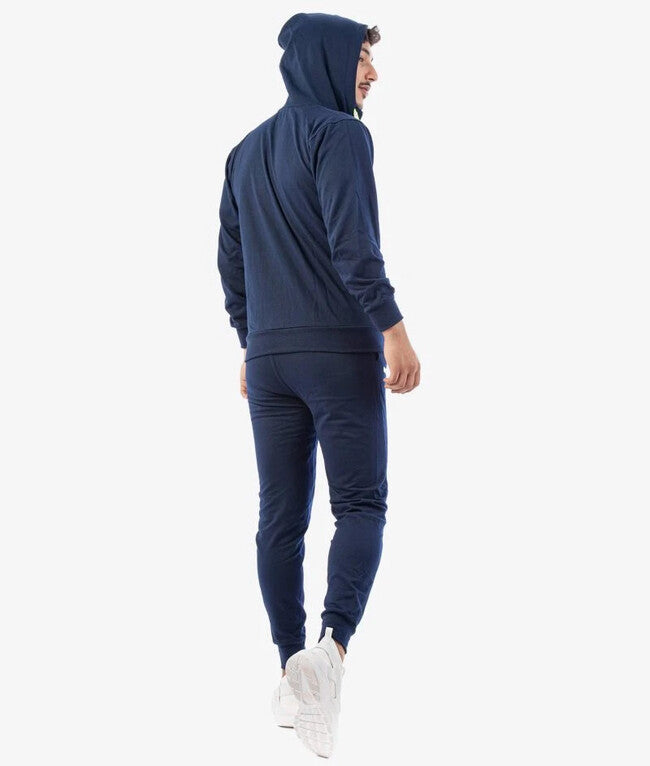 TUTA KING COTONE TERRY (POKER) BLU/BLU