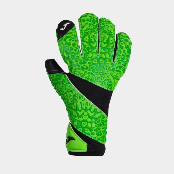 Γάντια τερματοφύλακα AREA 19 GOALKEEPER GLOVES μαύρο φθορίζον πράσινο