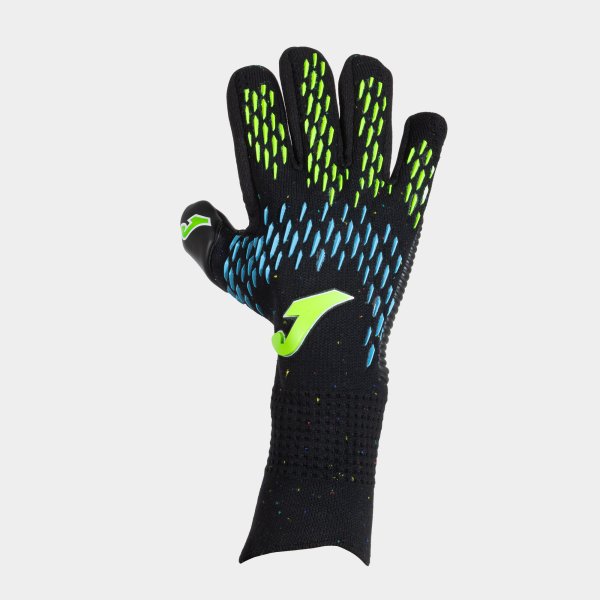 Γάντια τερματοφύλακα AREA 360 GOALKEEPER GLOVES μαύρο φθορίζον πράσινο