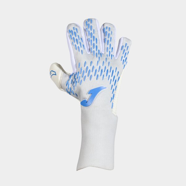 Γάντια τερματοφύλακα AREA 360 GOALKEEPER GLOVES λευκό γαλάζιο