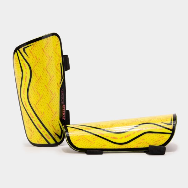 Προστατευτικά ATTACK SHIN GUARDS FLUOR YELLOW PINK φθορίζον κίτρινο