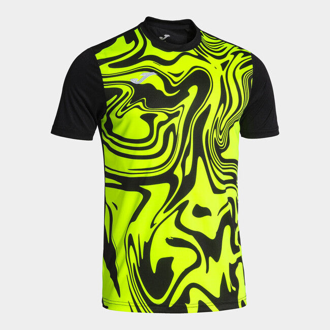 LION II SHORT SLEEVE T-SHIRT BLACK FLUOR YELLOW NEGRO-AMARILLO FLUOR