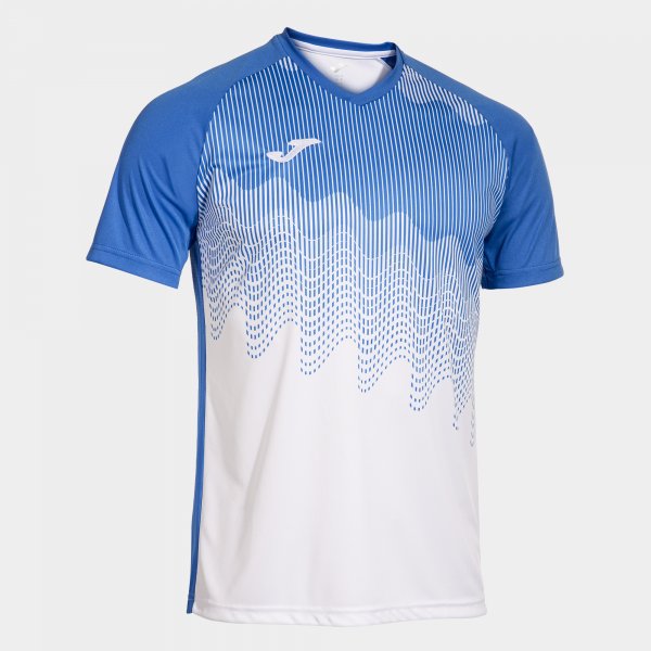 Φανέλα CAMISETA MANGA CORTA TIGER VI λευκό γαλάζιο