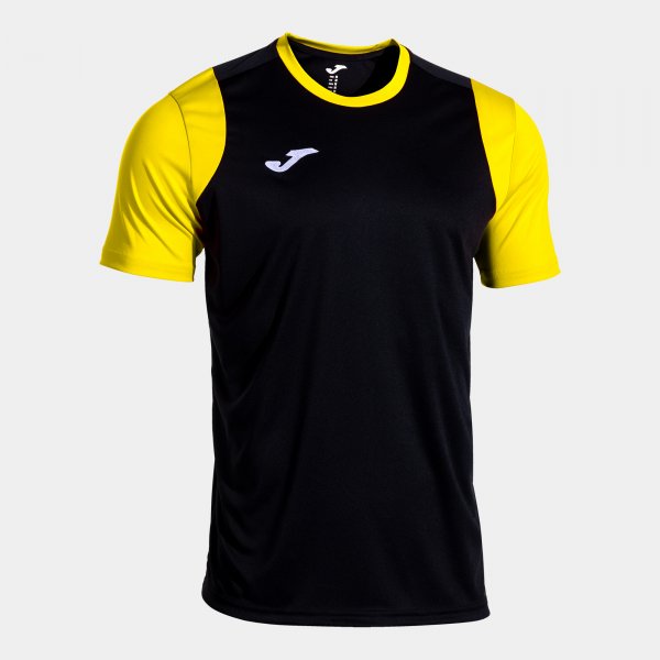 Φανέλα / μπλούζα CANCHA SHORT SLEEVE T-SHIRT μαύρο κίτρινο