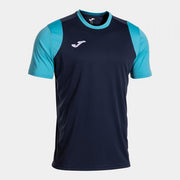 FINAL BASKET II SHORT SLEEVE T-SHIRT NAVY BLUE FLUOR TURQUOI DARK NAVY TURQUESA