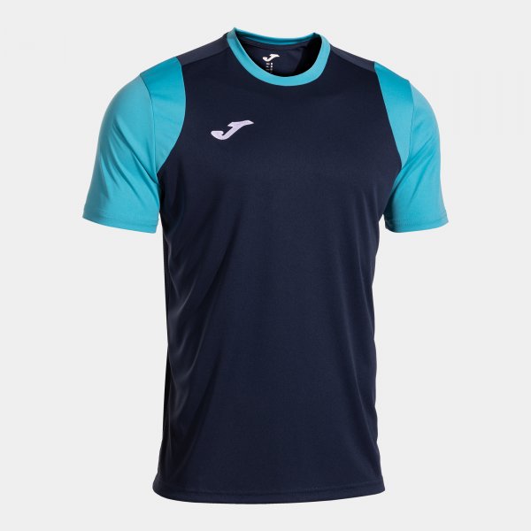 Φανέλα / μπλούζα CANCHA SHORT SLEEVE T-SHIRT σκούρο ναυτικό μπλε-τιρκουάζ