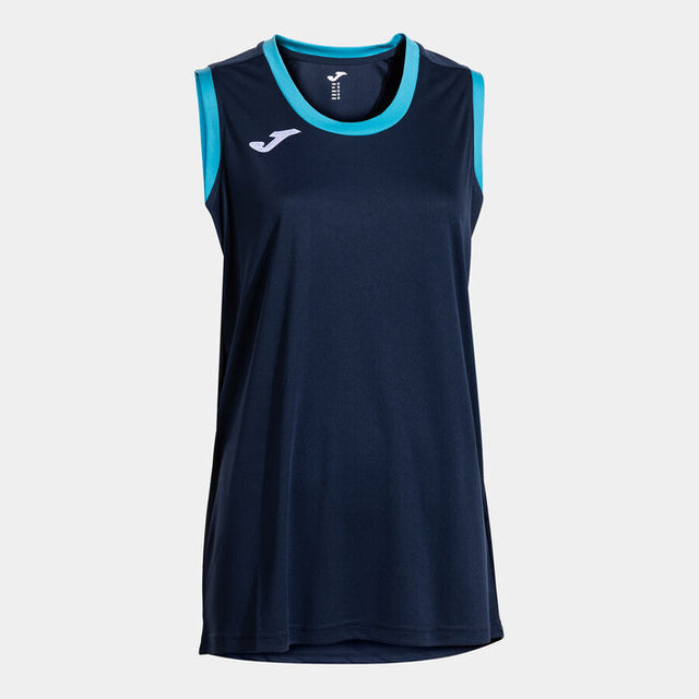 Γυναικείος μπασκετική φανέλα CANCHA SLEEVELESS SHIRT σκούρο ναυτικό μπλε-τιρκουάζ