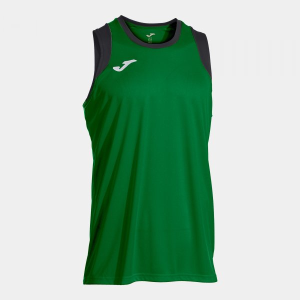 Μπασκετική φανέλα CANCHA SLEEVELESS SHIRT πορτοκαλί - πράσινο μαύρο