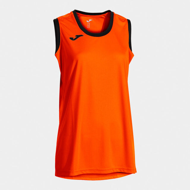 Γυναικείος μπασκετική φανέλα CANCHA SLEEVELESS SHIRT πορτοκαλί μαύρο